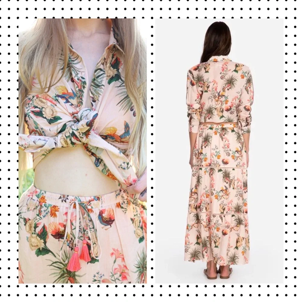 NWT Johnny Was - Wanderlust Maxi Skirt L